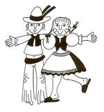 Mezinárodní folklorní festival Písní a tancem, logo festivalu